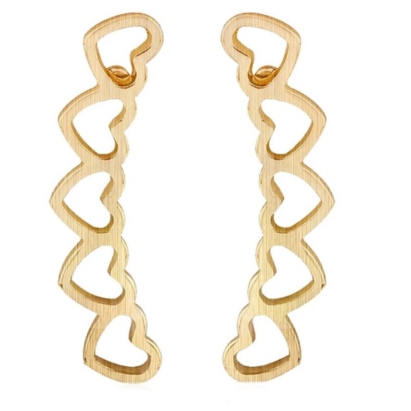 Jewelry - Stephanie Heart Ear Crawler
